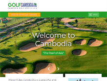 Tablet Screenshot of golfcambodia.com